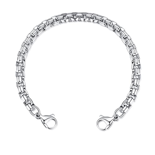 Chaîne interchangeable pour bracelet d'identification médicale homme femme en acier