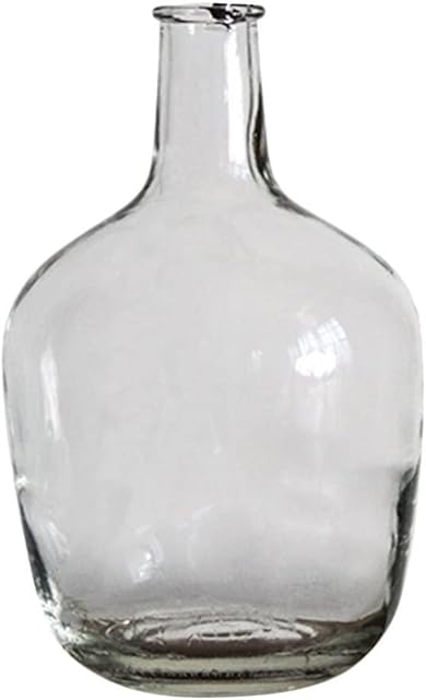 Balloon Jug Vase Large Clear Glass Vase Balloon Jug Floor Flowers Round Vase Big Belly Bubble Vase for Centerpieces Tabletop Decor 1pcs (Size S) Bud Vase Glass