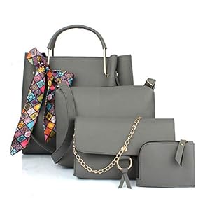 Mammon Women Handbags Combo (4-bib-Ribn)