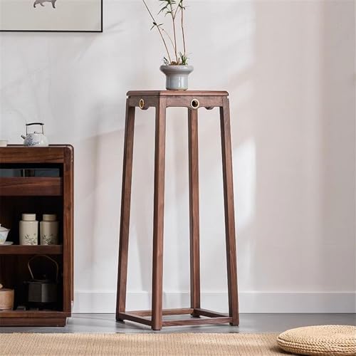 Étagère décorative de table pour bonsaï en bois noble et simple - 4