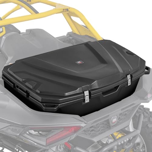 KEMIMOTO Rear Cargo Storage Box 150L Compatible with Can-Am Maverick R & R MAX X/X RS 2024 2025 2026+ Accessories Waterproof Rear Trunk Cargo Bed Storage Replace #715007182 715007372