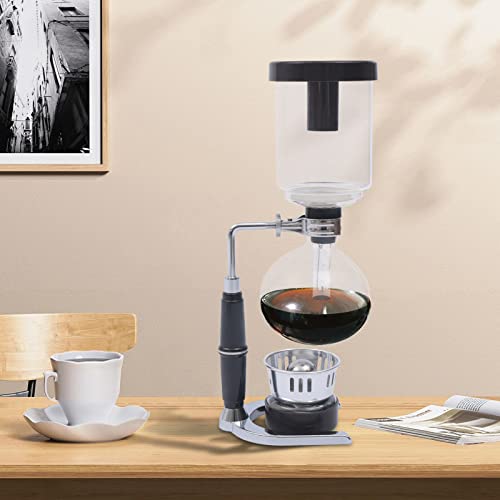 Cafetera sifón manual 5 tazas con filtro reutilizable miniatura 2