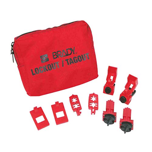 Brady 120/277V Breaker Lockout Pouch, Padlocks and Tags Not Included