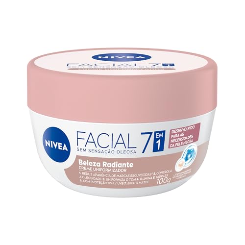 NIVEA Hidratante Facial Beleza Radiante 7 em 1 100g - 7 benefício...