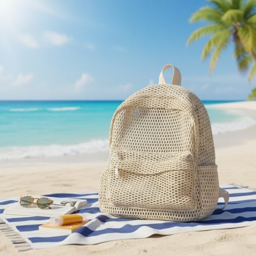 Mochilas de malla transparente para excursiones infantiles y campamentos de verano 8