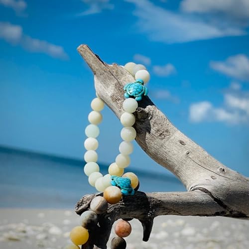 KoaKoa Sea Turtle Tracking Bracelet White Sand, helps save sea turtles, one size fits most Men and Women2