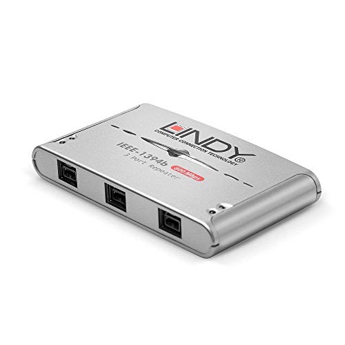 LINDY 3ポートFire Wirdd800 リピーターハブ　型番32911 41gzZNOT9qL.jpg