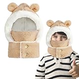 ❄️【COUPE-VENT ET CHAUD】：la cagoule Cache-Cou 3 en 1 combine un masque, un chapeau et une écharpe en un, offrant une protection fiable pour votre enfant. Protège la tête, le visage et le cou de votre enfant de l'air froid, coupe-vent et chaud, garde votre enfant bien au chaud à l'intérieur ou à l'extérieur, participe à des activités comme promener le chien, jouer dans la neige, skier, patiner sur glace, faire un bonhomme de neige et voyager.