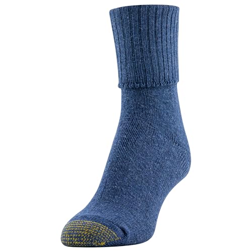 GOLDTOE Women's Bermuda Turn Cuff Socks, 3-Pairs3