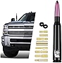 Car Truck Bullet Antenna with Statue of Liberty Unique Design,Upgrade Signal Stability&Waterproof,Compatible with Dodge,Ford,Chevrolet,Toyota,Cadillac,Jeep,GMC Replacement Antenna (Pink)