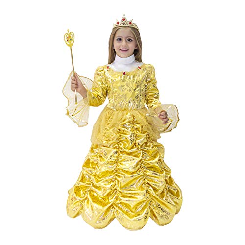 Costume Principessa Belle Bambina Vestito Carnevale (4° 4 5anni)