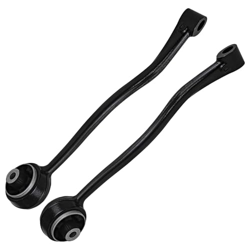 Image of Detroit Axle - 6pc Front Control Arms Kit for 2011-2017 BMW X3, 2015-2018 BMW X4, 2 Lower Forward Control Arms 4 Outer Inner Tie Rod End Links 2016 Replacement