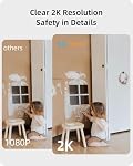 blurams 2K Indoor Camera, 5G Home Security Camera, 360° View Pet Camera with Phone App, Free Human/Motion/Sound Detection, Auto Tracking, Dual-Band WiFi6, Night Vision, Works with Alexa(2 Pack)