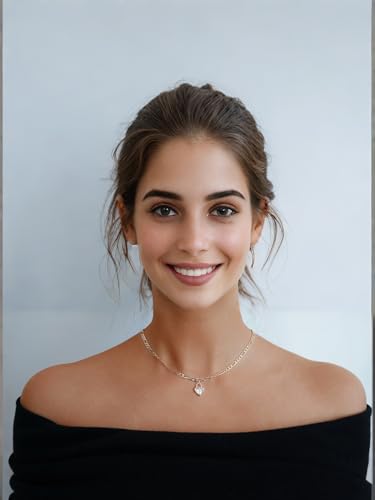 14K Gold Plated Heart Locket Women Necklace Elegant Minimalist Pendant with Adjustable 16"-18" Chain, Dainty Everyday Jewelry Gift for Her, Valentine’s Day, Birthday, Anniversary (Box Included)3