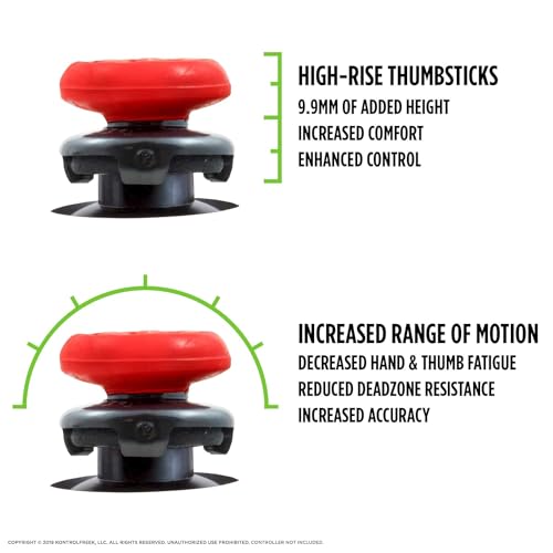 Image of GET IN THE GAME Ps 4 /Ps 5 Controller FPS Freek Performance Thumbstick 2 High-Rise Concave Ewd