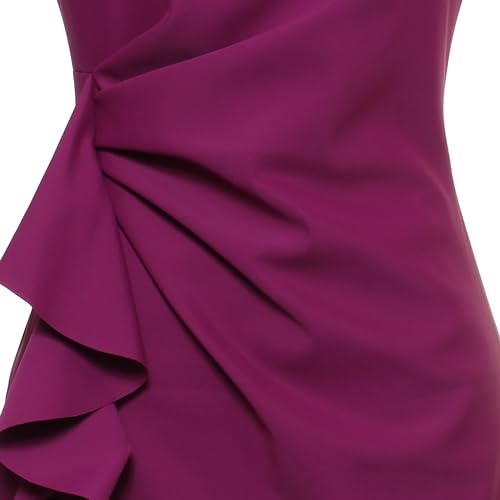 Image of Alex Evenings Women's Slimming Short Sheath 3 /4 Sleeve Cocktail Dress, Wedding Guest