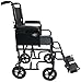 Karman Lightweight Transport Wheelchair with Removable Armrest