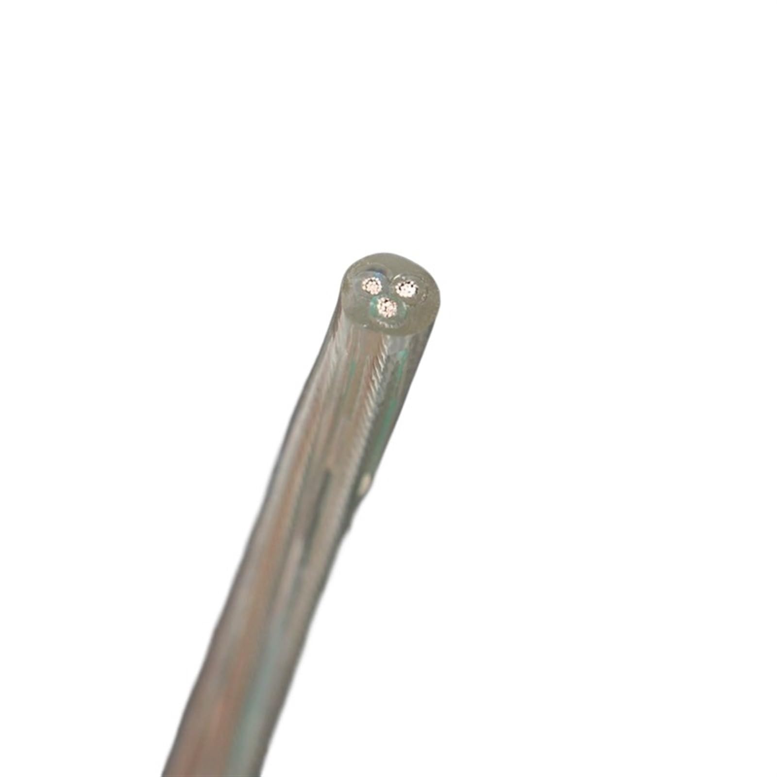 Cavo di prolunga Flessibile, Cavo di prolunga. Cavo di Alimentazione Trasparente 250V Cavi elettrici Trasparenti Filo Isolante Flessibile Rotondo(3 Core,20meter)