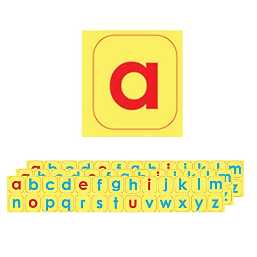 Ashley Productions Die-Cut 1-inch Magnetic Foam Lowercase Letters, Assorted Colors, 104 Pieces Per Pack, 3 Packs (ASH40001-3)