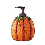 SKL Home Fall/Harvest/Autumn Bounty Soap Dispenser for Bath/Kitchen & Gift, Orange