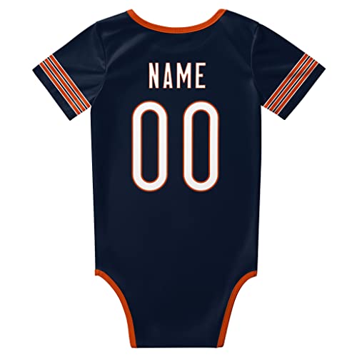 Baby Clothes Onesie Personalized Custom Baby Name and Number for Boy Girl Customized Sports Fan Gifts3