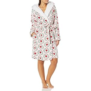 Vera Bradley Women’s Cozy Life Sherpa Hooded Robe