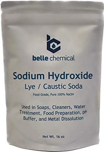 Sodium Hydroxide - Pure - Food Grade (Caustic Soda, Lye) (10 Pound)
