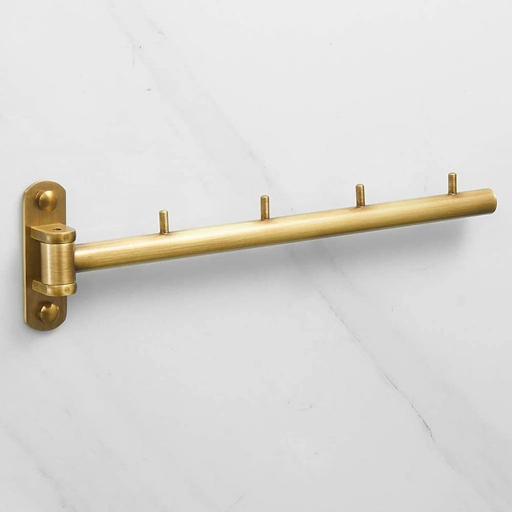 Amazon｜ハンガーラックエレガントでシンプルなコートラック、真鍮、多