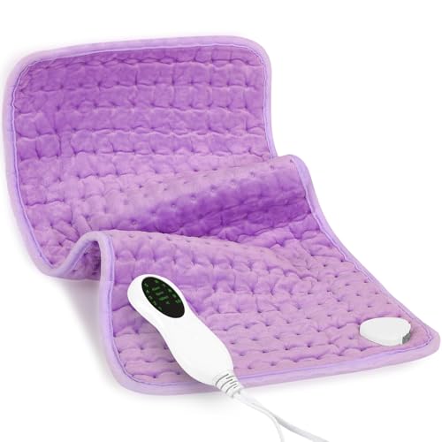 Consejos para Comprar Calientatoallas los preferidos por los clientes. 46 BSMKD Almohadilla Térmica, 60cm x 30cm Ultra Suave Manta Electrica, Cobijas Eléctricas para Alivio de Dolores de Espalda, Hombros y Cuello, 10 Niveles de Calor y 3 Ajustes de...