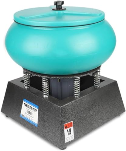 Polerka Wibracyjna Rock Tumbler 12l, Profesjonalny Zestaw Elektrycznej Polerki Rock Tumbler, Mocne Obciążenie, 12 L 3,17 Gal — Duża Pojemność, Cicha Praca, Solidna Konstrukcja Do Biżuterii I