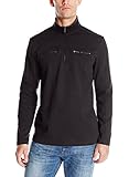 Calvin Klein Men's Jacquard Interlock 1/4 Zip Sweatshirt