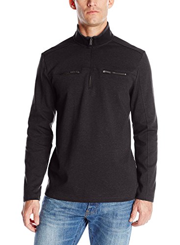 Calvin Klein Sportswear Men's Jacquard Interlock 1/4 Zip Sweatshirt