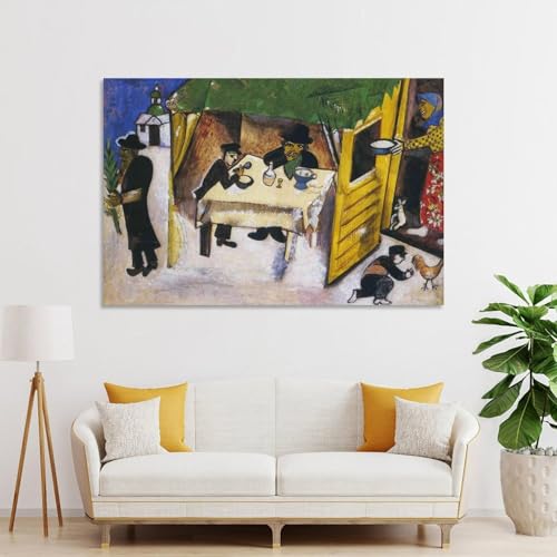 Marc Chagall Fête des Tabernacles impression sur toile cadeau idéal art