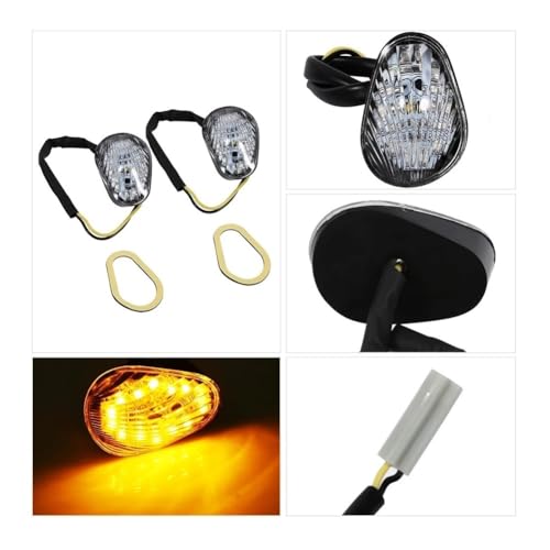 Clignotant LED ambre encastrable pour moto YZF R1 R6 R6S