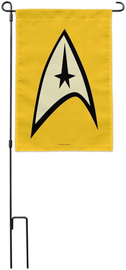 Star Trek Command Shield Garden Yard Flag