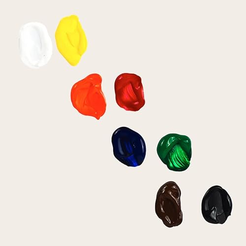 Miniatura 4 de Sculpd Juego de pintura acrílica, 8 tubos de 0.7 fl oz de acrílico de color premium, cuerpo pesado y colores vibrantes, pintura sobre arcilla seca