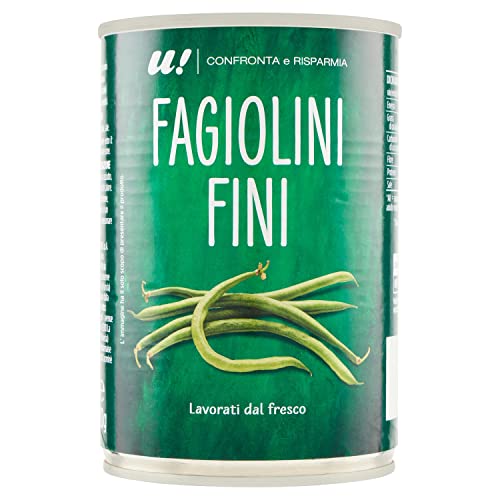 U! Confronta & Risparmia Fagiolini Fini in Latta, 400g