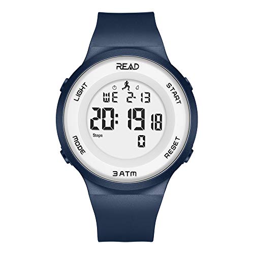 Schrittzähler Uhren Wasserdichter Countdown/stoppuhr/Alarm mit LED Hintergrundbeleuchtung