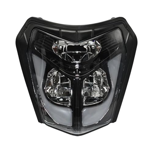 Projecteur Avant Moto LED avec Feu DRL et Faisceau Hi Lo Puissant pour Cross EXC SXF 300 350