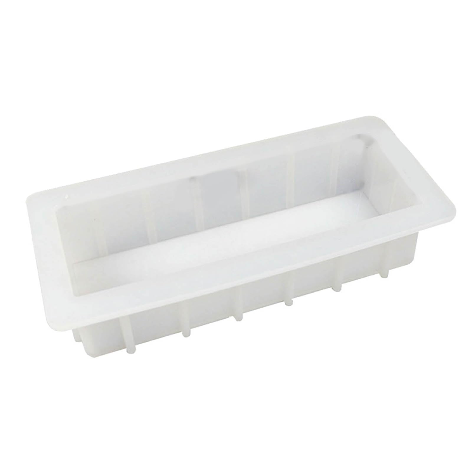Tsophreniq Rectangle Silicone Mold for Soap Making Soap Bread Cake Chocolate Storgae Tray Molds Supplies Silicone Molds for Resin
