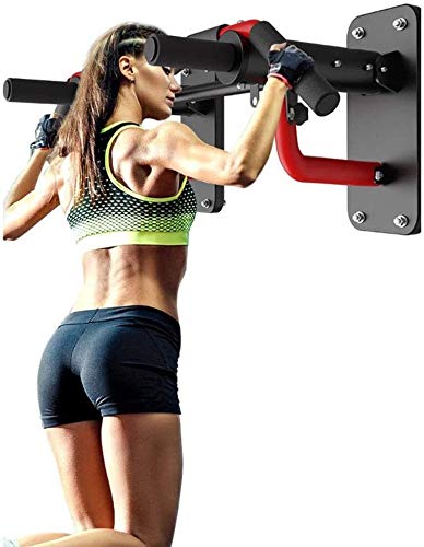 N\A ZT Montado en la Pared Barra del Levantamiento Chin-Up Bar, Perchas for Sacos de alimentación, Cuerdas, Honda de Formadores, Heavy Duty Anchors, MAX.Carga: 440 LB for el Gimnasio en casa