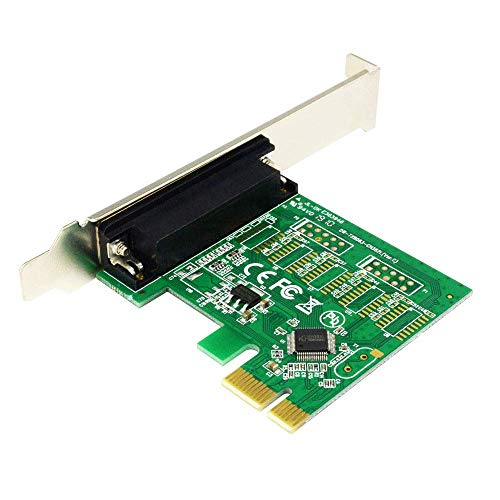 Godshark Pcie Parallel Port Expansion Card, Pci Express To Db25 Lpt Converter Adapter Controller For Desktop With Low Bracket, Support Spp / Ps2 / Epp / Ecp Modes #TOP4