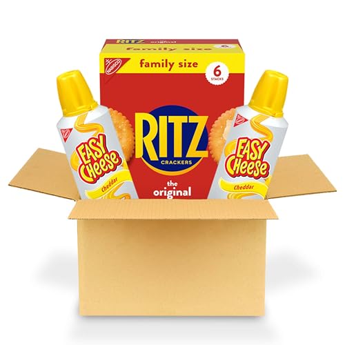 30% coupon - RITZ 1 Family Size Crackers + 2 Easy Cheese Cheddar Cans