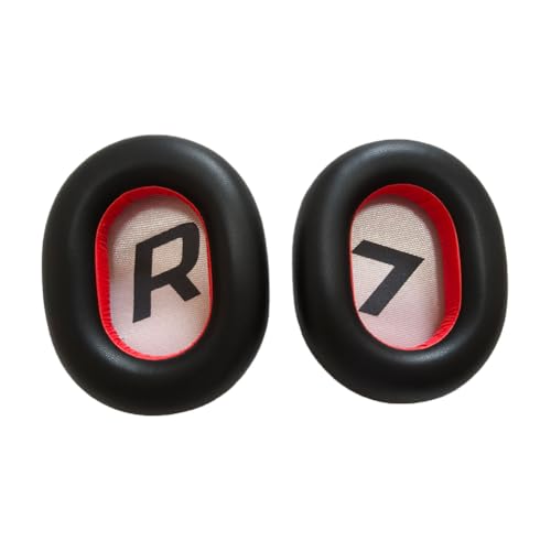 Almohadillas de Repuesto para Plantronics Voyager 8200 UC, Almohadillas Auriculares para Backbeat Pro2, Espuma de Memoria y Cuero Proteico (Negro)