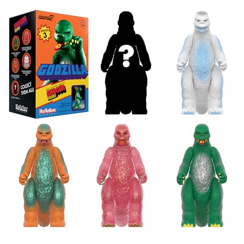 Image of Super7 Toho Shogun Godzilla Blind Box Flat - (12 Pack) 3.75 inch Toho Godzilla Action Figures - Classic Movie Monster Collectibles and Retro Toys