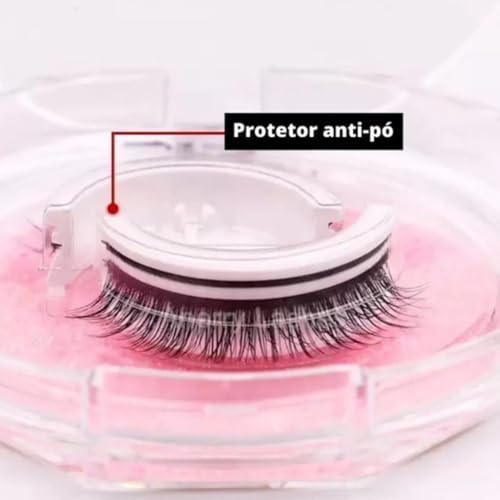 Cílios Postiços Adesivo Volume Natural Reutilizáveis Artesanais Macios Leves, Cilíos natural, tira l