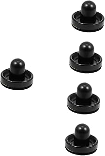Toddmomy 5 Conjuntos De Cabeçote De Bola Acessórios De Air Hockey Mini Acessórios Air Hockey Macete Almofadas De Feltro Substituição Discos Redondos Gol Acessórios De Jogo De Hockey