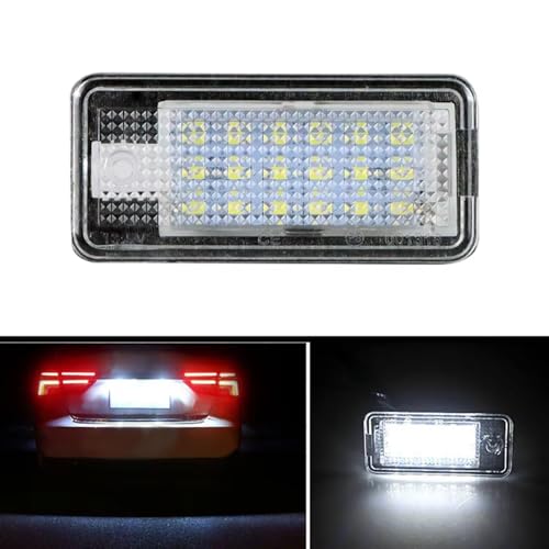 Feu de plaque d'immatriculation arrière 12V pour Audi A3 S3 8P 2003-2012 - 2