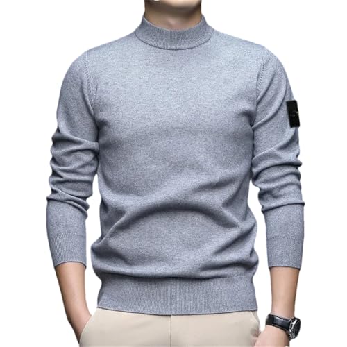 Men Mock Neck Sweater Pullover Half Turtleneck Clothes
