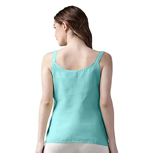 Image of Cotton Short Camisole Non-Stretchable Slip for Women | Short Kurti Slip | Short Camisole | Half-Length Lining | Waist Length Inner | Sameez | Samij(Half Slip)